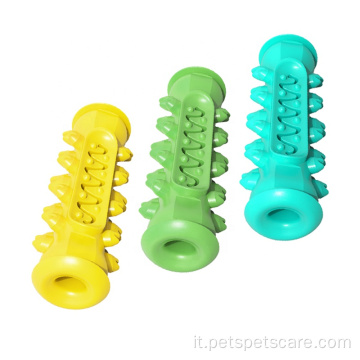 Denti per animali domestici mobili mobili per la pulizia di spazzolino da denti giocattolo